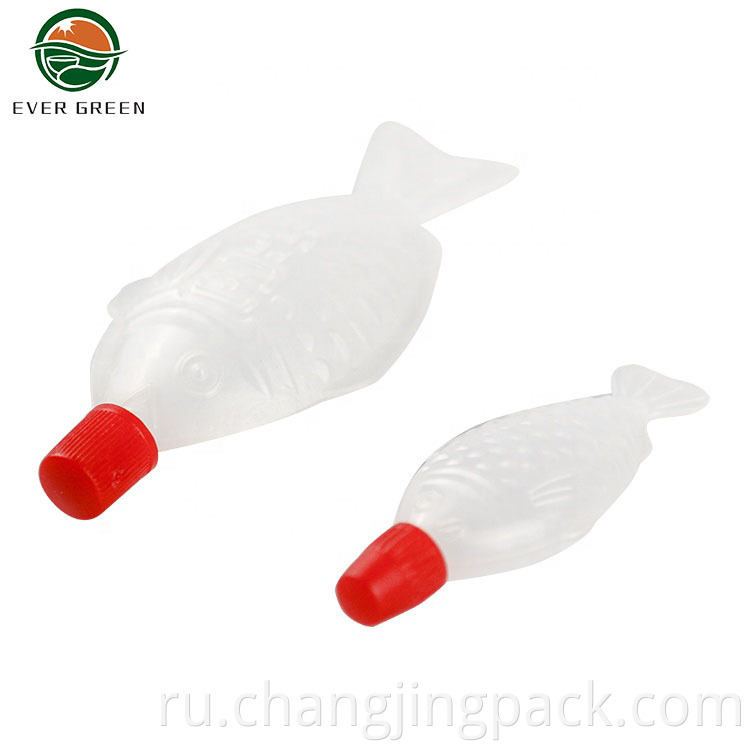 3ml 8ml Fish shape sauce bottle